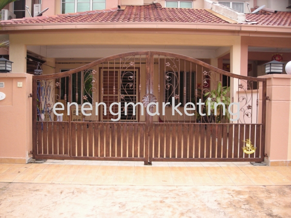 WIG 09- Wrought Iron Swing Gate WROUGHT IRON GATE GATE Selangor, Malaysia, Kuala Lumpur (KL), Klang Supplier, Suppliers, Supply, Supplies | E Neng Marketing Sdn Bhd