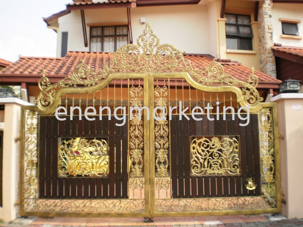 WIG 04-Combination Cast Aloy WROUGHT IRON GATE GATE Selangor, Malaysia, Kuala Lumpur (KL), Klang Supplier, Suppliers, Supply, Supplies | E Neng Marketing Sdn Bhd