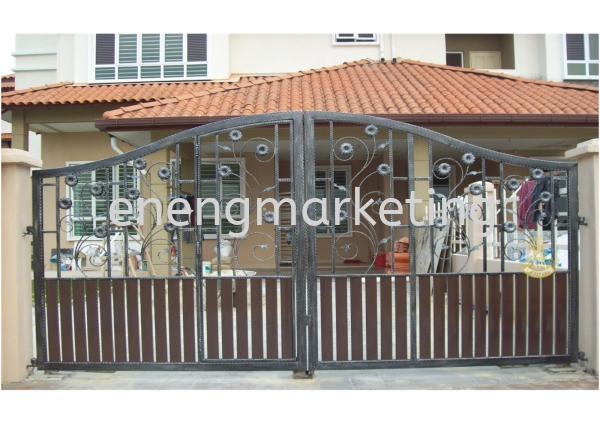 WIG 32- Wrought Iron Swing Gate WROUGHT IRON GATE GATE Selangor, Malaysia, Kuala Lumpur (KL), Klang Supplier, Suppliers, Supply, Supplies | E Neng Marketing Sdn Bhd