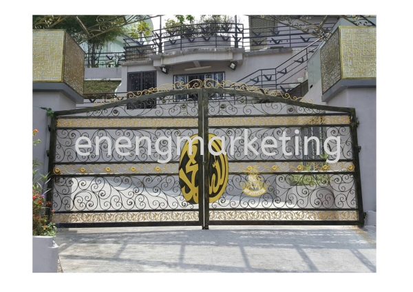 WIG 24- Wrought Iron swing Gate WROUGHT IRON GATE GATE Selangor, Malaysia, Kuala Lumpur (KL), Klang Supplier, Suppliers, Supply, Supplies | E Neng Marketing Sdn Bhd