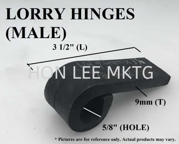 LORRY HINGES (MALE) [9mm(T) X 3 1/2"(L) X 5/8"(HOLE)] 9mm(T) X 3 1/2"(L) X 5/8"(HOLE)  LORRY HINGES (MALE) LORRY HINGES  Selangor, Malaysia, Kuala Lumpur (KL), Semenyih Supplier, Suppliers, Supply, Supplies | Hon Lee Marketing Sdn Bhd