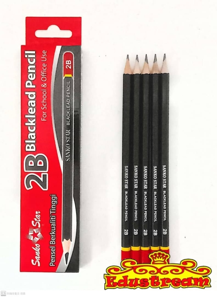 Sanko Star 2B Pencil  Pencil Writing & Correction Stationery & Craft Johor Bahru (JB), Malaysia Supplier, Suppliers, Supply, Supplies | Edustream Sdn Bhd