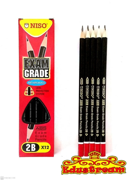 Niso Exam Grade 2B Pencil 12 pcs Pencil Writing & Correction Stationery & Craft Johor Bahru (JB), Malaysia Supplier, Suppliers, Supply, Supplies | Edustream Sdn Bhd