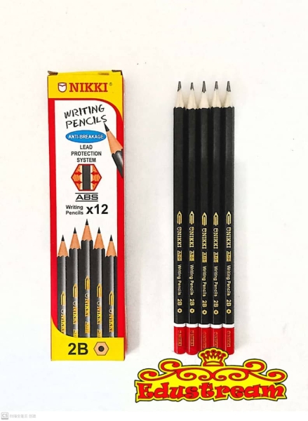 Nikki Writing 2B Pencils 12 PCS Pencil Writing & Correction Stationery & Craft Johor Bahru (JB), Malaysia Supplier, Suppliers, Supply, Supplies | Edustream Sdn Bhd