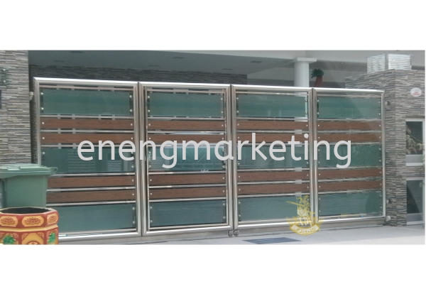 SSG 12- Stainless Steel Folding Gate STAINLESS STEEL GATE GATE Selangor, Malaysia, Kuala Lumpur (KL), Klang Supplier, Suppliers, Supply, Supplies | E Neng Marketing Sdn Bhd