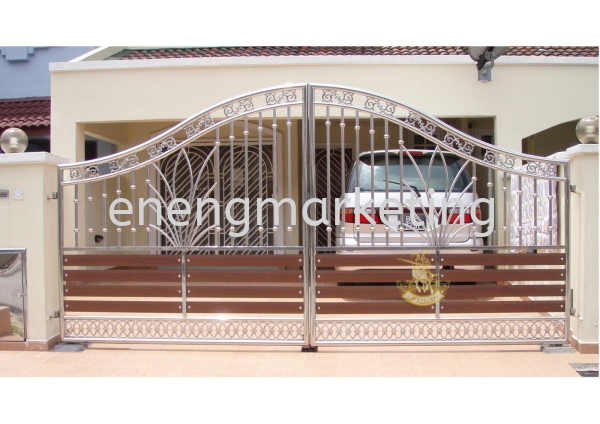 SSG 18- Stainless Steel Swing Gate STAINLESS STEEL GATE GATE Selangor, Malaysia, Kuala Lumpur (KL), Klang Supplier, Suppliers, Supply, Supplies | E Neng Marketing Sdn Bhd