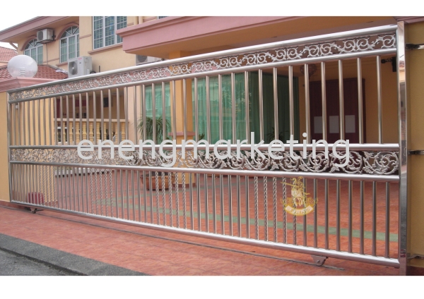 SSG 19- S/Steel Sliding Gate STAINLESS STEEL GATE GATE Selangor, Malaysia, Kuala Lumpur (KL), Klang Supplier, Suppliers, Supply, Supplies | E Neng Marketing Sdn Bhd