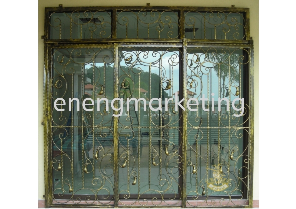 WIDG 29- W.I Sliding Door Grille WROUGHT IRON GRILLE GRILLE Selangor, Malaysia, Kuala Lumpur (KL), Klang Supplier, Suppliers, Supply, Supplies | E Neng Marketing Sdn Bhd