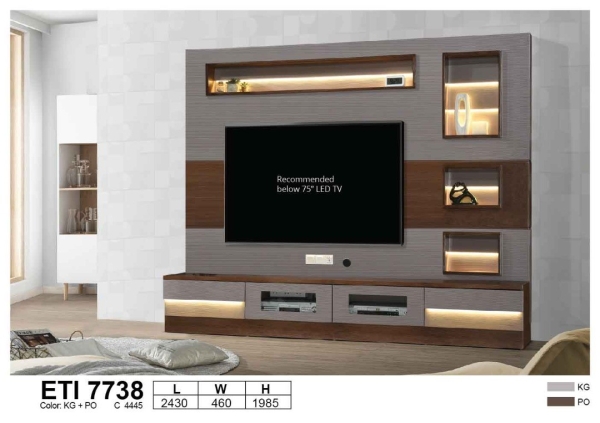 Eco living home Hanging TV cabinet  TV Cabinet Living Melaka, Malaysia Supplier, Suppliers, Supply, Supplies | GOODMARK FURNITURE CENTRE SDN BHD