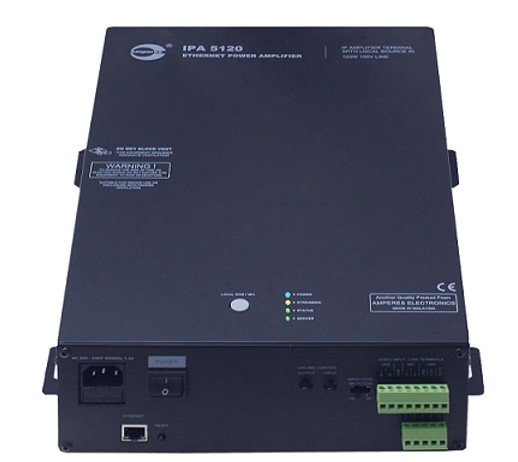 iPA5060/ iPA5120.AMPERES Ethernet Power Amplifier Terminal AMPERES PA/Sound System Johor Bahru JB Malaysia Supplier, Supply, Install | ASIP ENGINEERING