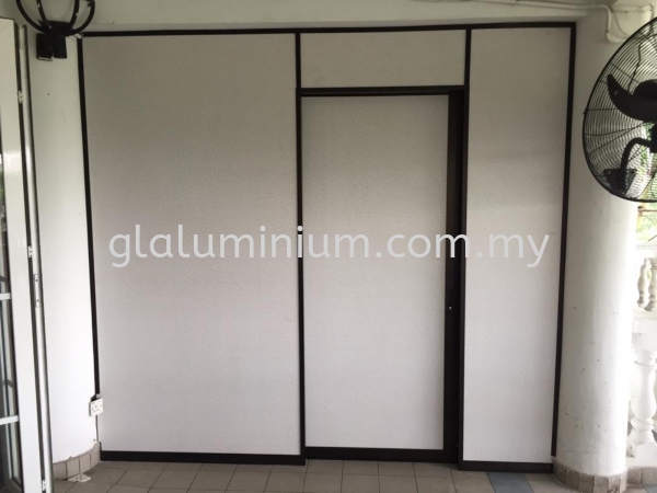 gypsum board vinyl@jalan Temerlon ( off jalan kuantan), Kuala Lumpur  partition gypsum board vinyl partition gypsum board vinyl + sliding door Selangor, Malaysia, Kuala Lumpur (KL), Cheras Supplier, Installation, Supply, Supplies | GL GLASS & ALUMINIUM TRADING