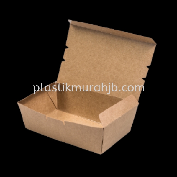 Kotak Nasi Kertas - L (Coklat) Kotak Kertas Johor Bahru (JB), Malaysia, Pasir Gudang Supplier, Wholesaler, Supply, Supplies | SJ DIY PLASTIC DISTRIBUTION (M) SDN BHD