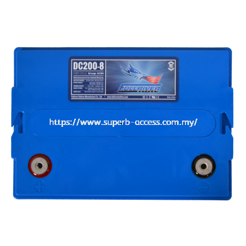 DC200-8 Deep-Cycle AGM Battery Golf / Electric Vehicle Application Fullriver AGM Battery Selangor, Malaysia, Kuala Lumpur (KL), Shah Alam Supplier, Rental, Supply, Supplies | Superb Access Solutions Sdn Bhd