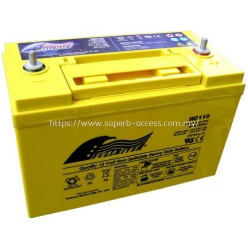 HC110 High Capacity Dual Purpose AGM Battery Commercial Trucking Application Fullriver AGM Battery Selangor, Malaysia, Kuala Lumpur (KL), Shah Alam Supplier, Rental, Supply, Supplies | Superb Access Solutions Sdn Bhd