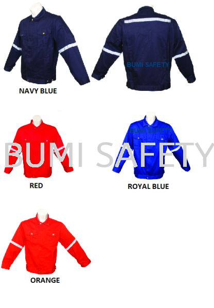 Cotton Safety Jacket Zipper 190GSM Jacket Protective Clothing Selangor, Kuala Lumpur (KL), Puchong, Malaysia Supplier, Suppliers, Supply, Supplies | Bumi Nilam Safety Sdn Bhd