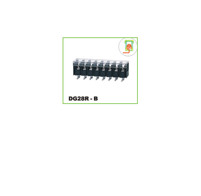 degson - dg28r-b  barrier terminal block