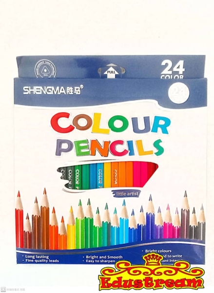 Shengma 24L Color Pencils Color Pencils Art Supplies Stationery & Craft Johor Bahru (JB), Malaysia Supplier, Suppliers, Supply, Supplies | Edustream Sdn Bhd