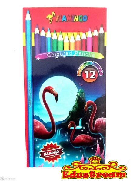 Flamingo 12L Color Pencils Color Pencils Art Supplies Stationery & Craft Johor Bahru (JB), Malaysia Supplier, Suppliers, Supply, Supplies | Edustream Sdn Bhd