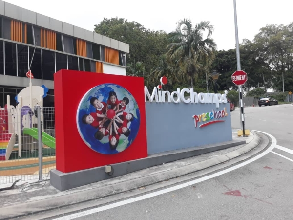 Outdoor signage-3D lettering aluminium box up with LED light Outdoor Signage Johor Bahru JB Malaysia LED Displayboard, Signboard Design | VETER SIGN SDN BHD