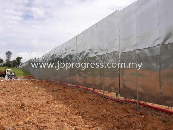 Fencing Works Metal Hoarding / Construction Hoarding Fencing Works Johor Bahru, JB, Senai, Johor. Supplier, Supplies, Supply, Manufacturer | JB Progress Fabricator & Engineering Sdn Bhd