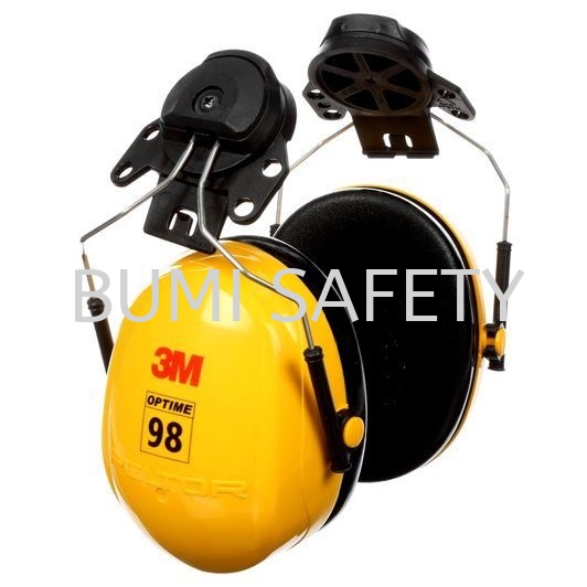 3M H9P3E Peltor Optime 98 Cap-Mount Earmuffs Hearing Protection Selangor, Kuala Lumpur (KL), Puchong, Malaysia Supplier, Suppliers, Supply, Supplies | Bumi Nilam Safety Sdn Bhd