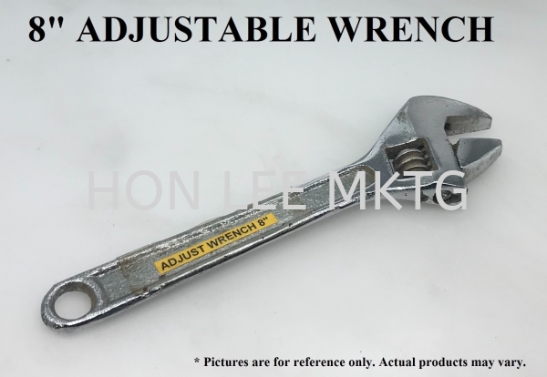 ADJUSTABLE WRENCH 8"  8" ADJUSTABLE WRENCH ADJUSTABLE WRENCH TOOLS / EQUIPMENT / ACCESSORIES Selangor, Malaysia, Kuala Lumpur (KL), Semenyih Supplier, Suppliers, Supply, Supplies | Hon Lee Marketing Sdn Bhd