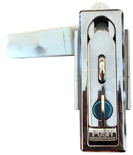 Push Lock with Pad Lock Holder