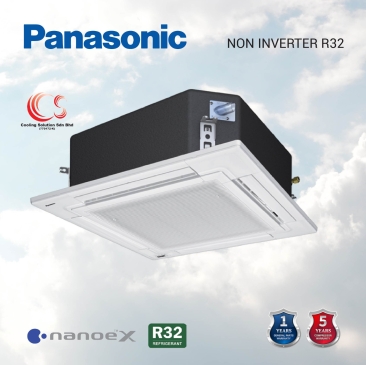 (S-19PU1H5B-1 / U-19PN1H5-1) [ New Model 2020 ] Panasonic 1.0HP - 4.0HP Cassette Non Inveter + R32 Refrigerant + Nanoe X