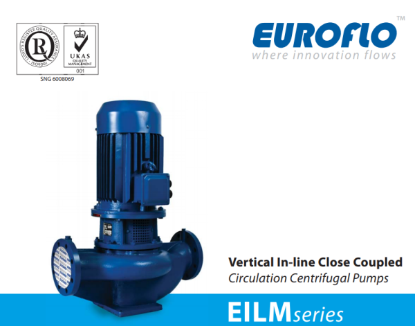 EILM Vertical In-Line Pump Euroflo Pump Pumps Malaysia, Selangor, Kuala Lumpur (KL), Subang Jaya Supplier, Suppliers, Supply, Supplies | Summer Air-Conditioning Engineering Sdn Bhd