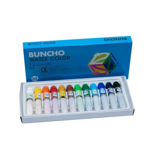 BUNCHO Water colour 6cc 12 colours Water Colour Colouring Material Selangor, Malaysia, Kuala Lumpur (KL), Semenyih Supplier, Suppliers, Supply, Supplies | V CAN (1999) SDN BHD