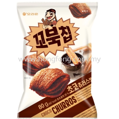 HF ORION KKOBUK CORN CHIP 80G-CHURROS/CHOCO