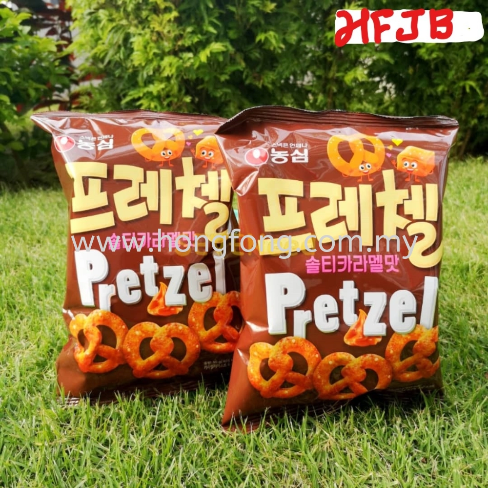 HF NONGSHIM PRETZEL CARAMEL 80G