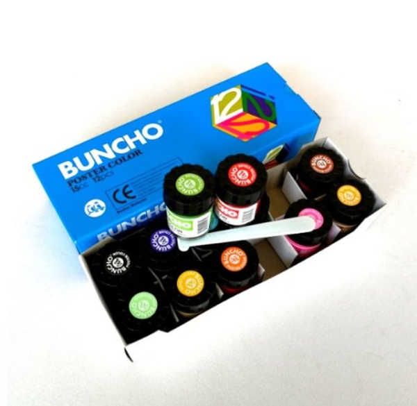 Buncho poster colour 15cc 12 colours Water Colour Colouring Material Selangor, Malaysia, Kuala Lumpur (KL), Semenyih Supplier, Suppliers, Supply, Supplies | V CAN (1999) SDN BHD