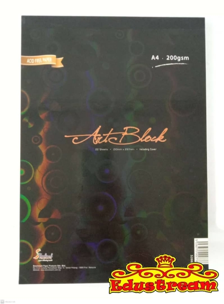 ART BLOCK A4 200GSM 20'S+2'S Sketch Book Stationery & Craft Johor Bahru (JB), Malaysia Supplier, Suppliers, Supply, Supplies | Edustream Sdn Bhd