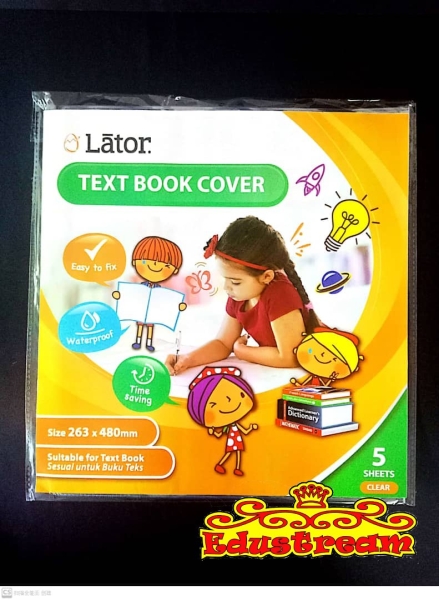 LATOR TEXT BOOK COVER 5'S Book Wrapper Stationery & Craft Johor Bahru (JB), Malaysia Supplier, Suppliers, Supply, Supplies | Edustream Sdn Bhd