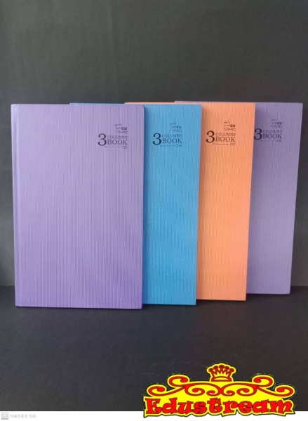 HARD COVER FOOLSCAP BOOK F4 (3 COLUMN) 120PGS /200 PGS/300 PGS/400 PGS Notebook Writing & Correction Stationery & Craft Johor Bahru (JB), Malaysia Supplier, Suppliers, Supply, Supplies | Edustream Sdn Bhd
