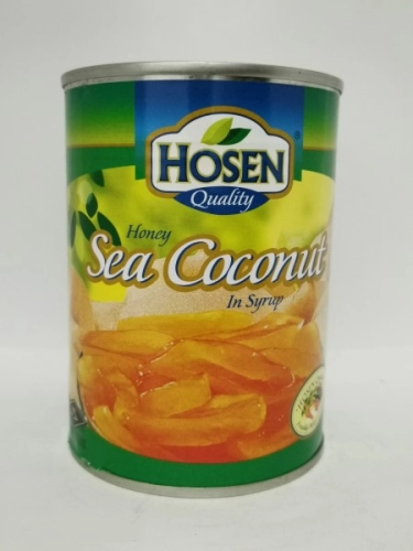 HOSEN Honey Sea Coconut In Syrup 565g 海椰蜜糖酱 Sirap Madu Kelapa