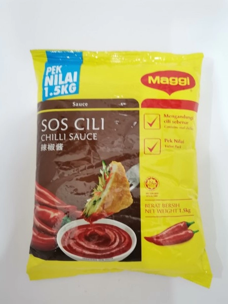 Maggi Chilli Sauce 1.5kg 辣椒酱 Sos Cili