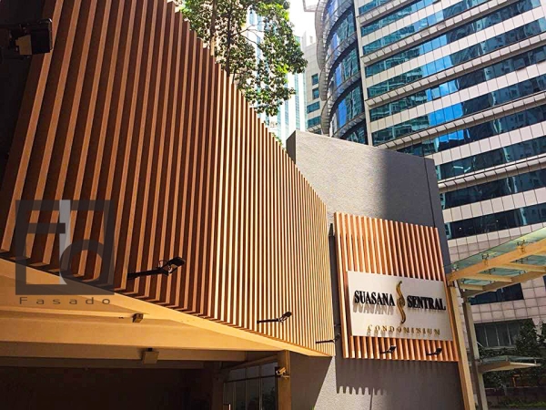 Bangsar Sausana Sentral Aluminium Fins / Box Louvers Selangor, Malaysia, Kuala Lumpur (KL) Supplier, Suppliers, Supply, Supplies | FASADO SDN BHD