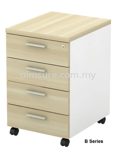 4D mobile pedestal with white panel