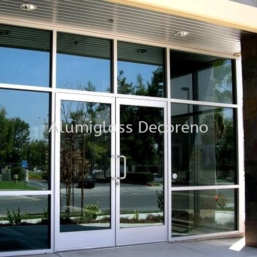 Glass Partition Shopfront with Frame