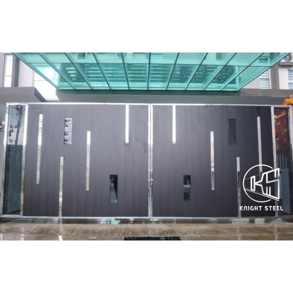 Swing Gate Jalan Kesuma ,Selangor Hulu Langat Selangor Main Gate  Johor Bahru (JB), Malaysia, Selangor, Kuala Lumpur (KL) Supplier, Suppliers, Supply, Supplies | Knight Services Enterprise Sdn Bhd