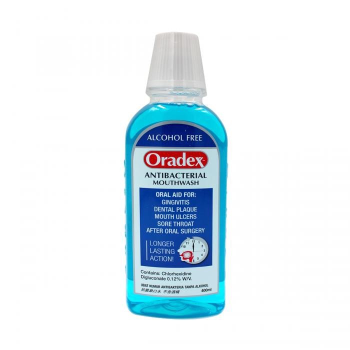 ORADEX ANTIBACTERIAL MOUTHWASH - 400ml
