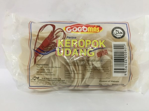 GGOMAS Prawn Keropok 300g+- 虾饼片 Keropok Udang