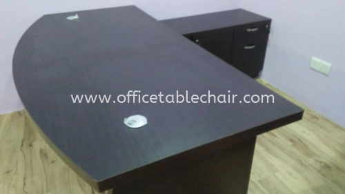 DELIVERY & INSTALLATION QX2100 DIRECTOR TABLE WITH SIDE CABINET OFFICE FURNITURE SEKSYEN 51, PETALING JAYA