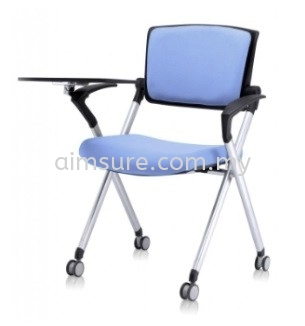 Foldable chair with armrest and tablet AIM447