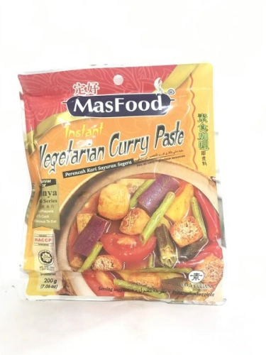 MasFood Instant Vegetarian Curry Paste 200g 素食咖喱即煮料