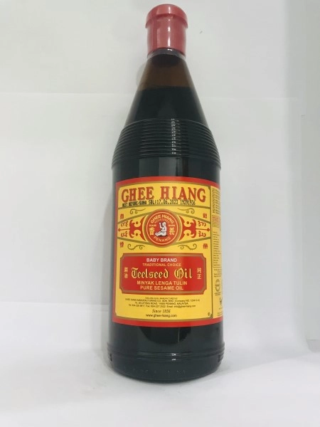 GHEE HIANG Pure Sesame Oil 700ml 义香纯正麻油 Minyak Lenga Tulin