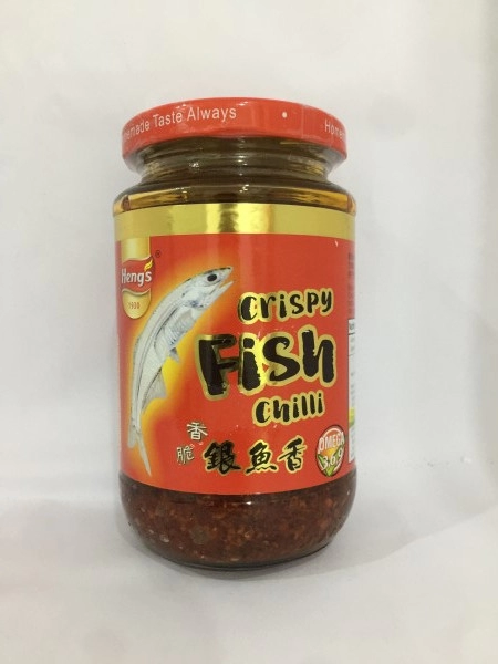 Heng's Crispy Fish Chili 340g  香脆银鱼香 Sambal Ikan Ranggup