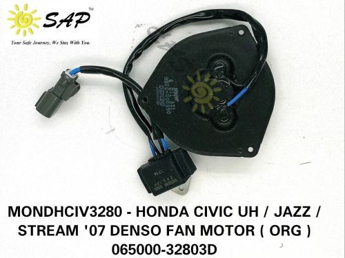 MONDHCIV3280 - HONDA CIVIC UH / JAZZ / STREAM '07 DENSO FAN MOTOR ( ORG ) 065000-32803D